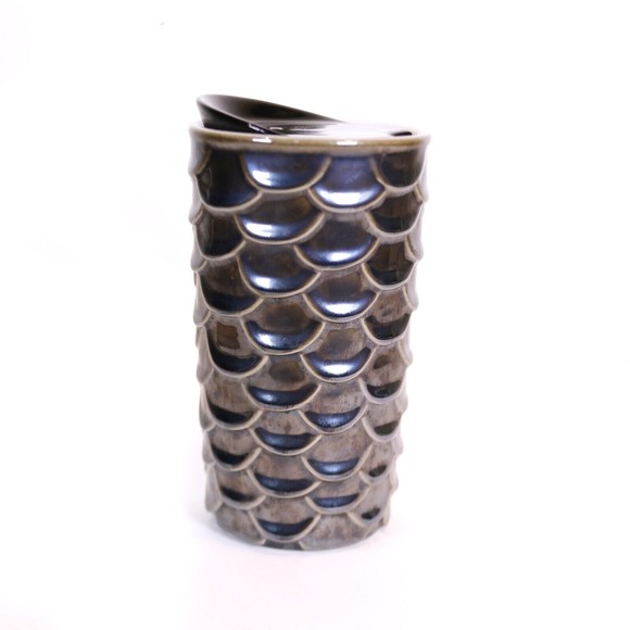 Starbucks Dining Starbucks Mermaid Ceramic Travel Mug Iridescent